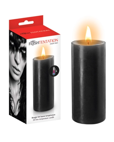 Bougie BDSM noire (fond à basse température) - Fetish Tentation Bougie BDSM noire (fond à basse température) - Fetish Tentation