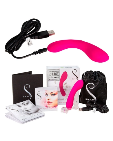 Petit vibromasseur puissant - The Mini Swan Wand Petit vibromasseur puissant - The Mini Swan Wand