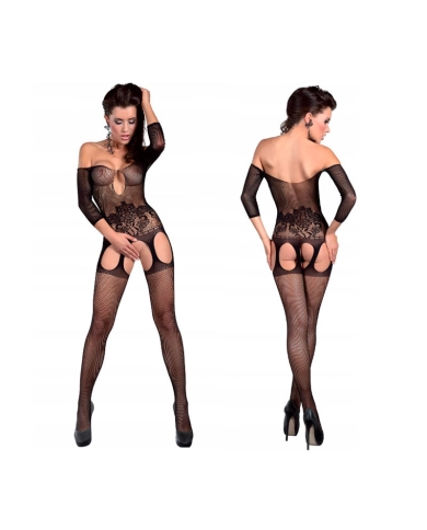 Fishnet Sexy bodystocking Adiva (Black) - LivCo Corsetti