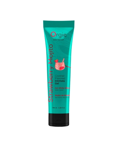 Gleitgel auf Wasserbasis Lube Tube Mojito Erdbeer (100ml) - Orgie
