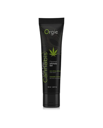 Gleitgel auf Wasserbasis Lube Tube Cannabis (100ml) - Orgie