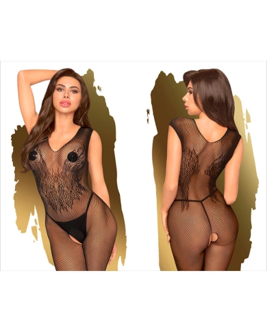 Open bodystocking Wild Catch (Black) - Penthouse Open bodystocking Wild Catch (Black) - Penthouse
