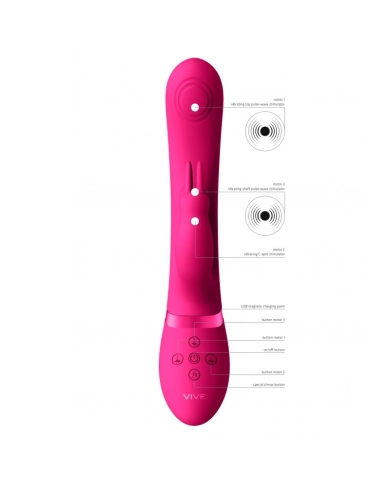 Rabbit vibrator with May pulses - VIVE Rabbit vibrator with May pulses - VIVE