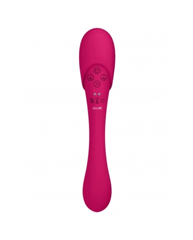 Mirai flexible G-spot and clitoral vibrator with pulsed waves - Vive Mirai flexible G-spot and clitoral vibrator with pulsed waves - Vive