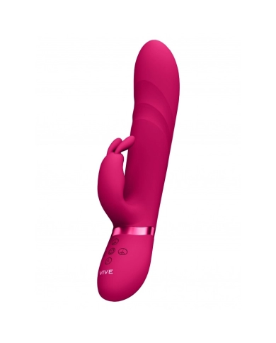 Vibromasseur rabbit avec perles vibrantes et rotatives Nari - Vive Vibromasseur rabbit avec perles vibrantes et rotatives Nari - Vive