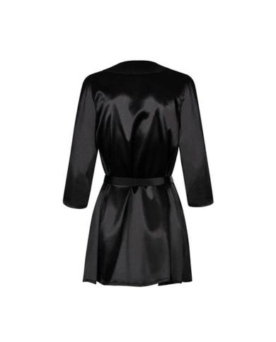 Satinia Bademantel & String (Schwarz) - Obsessive Satinia Bademantel & String (Schwarz) - Obsessive