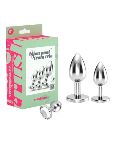 Set de 3 plugs anaux - Crushious Bijou anal train trio Set de 3 plugs anaux - Crushious Bijou anal train trio