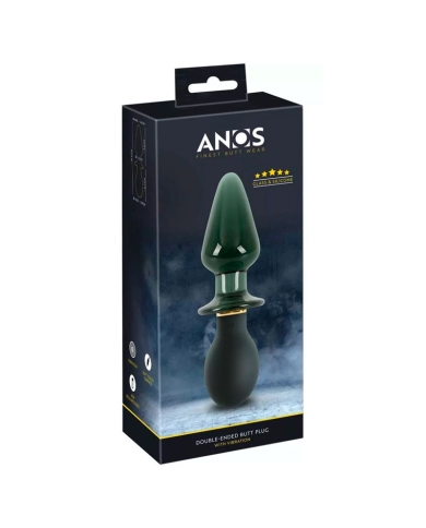 Double-ended vibrating anal plug - ANOS Double-ended Butt Plug Double-ended vibrating anal plug - ANOS Double-ended Butt Plug