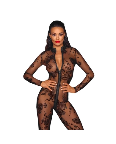 Body Stocking Overall F237 - Noir Handmade Body Stocking Overall F237 - Noir Handmade