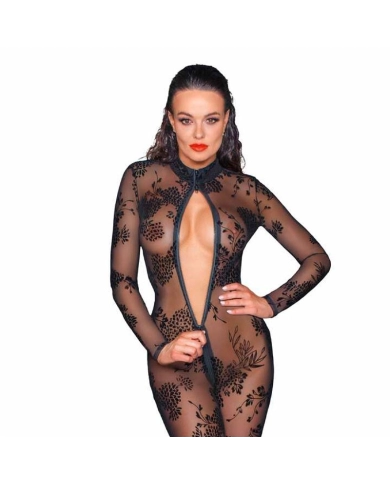 Body Stocking Overall F237 - Noir Handmade Body Stocking Overall F237 - Noir Handmade