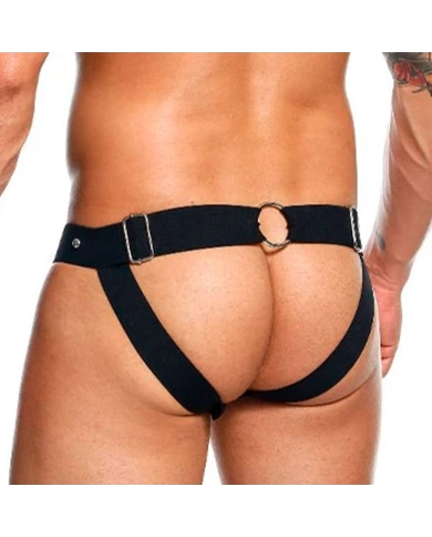 Peakaboo Jockstrap (Black) - DNGEON Peakaboo Jockstrap (Black) - DNGEON