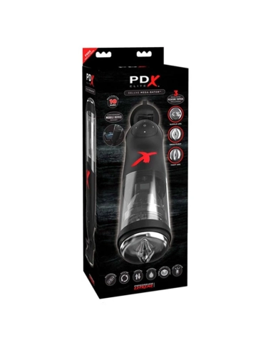 Masturbateur automatique Bouche/Vagin/Anus - PDX Deluxe Mega-Bator Masturbateur automatique Bouche/Vagin/Anus - PDX Deluxe Mega-Bator