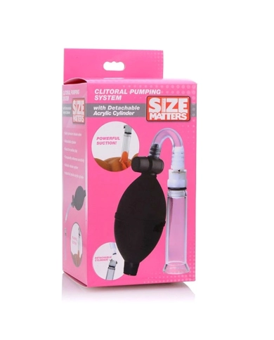 Clitoral pump with detachable cylinder - Size Matters