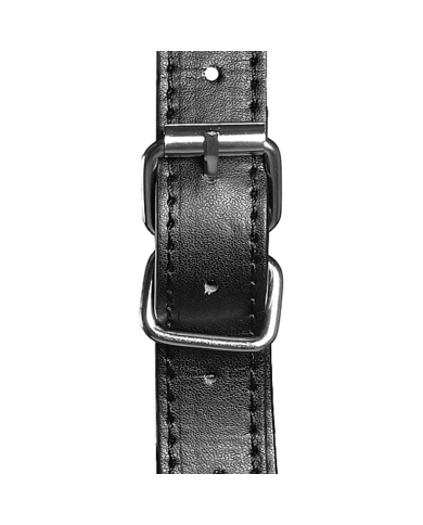 Harnais de tête avec bouche zippée et verrouillage (Noir) - Ouch!