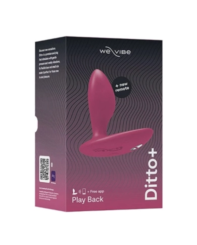Connected anal plug - We-Vibe Ditto+ - Pink Connected anal plug - We-Vibe Ditto+ - Pink