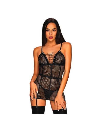 Sexy Basitta Babydoll & G-string (Black) - Obsessive Sexy Basitta Babydoll & G-string (Black) - Obsessive