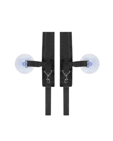 Adjustable BDSM handcuffs with suction cup - Ouch! Adjustable BDSM handcuffs with suction cup - Ouch!