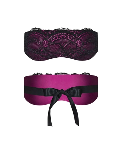 Maschera occhi BDSM Roseberry (rosa e nera) - Obsessive Maschera occhi BDSM Roseberry (rosa e nera) - Obsessive