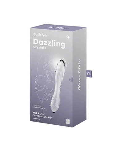 Dildo en verre Dazzling Crystal 1 - Satisfyer Dildo en verre Dazzling Crystal 1 - Satisfyer