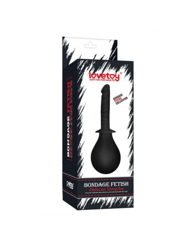 Bondage Fetish Deluxe Enema Pear (Black) - Lovetoy