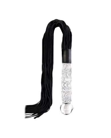 Frusta BDSM con dildo di vetro – Icicles 38 Frusta BDSM con dildo di vetro – Icicles 38