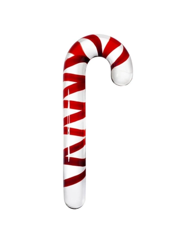 Glass Dildo Candy Cane - Icicles No. 59 Glass Dildo Candy Cane - Icicles No. 59