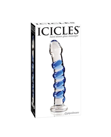 Glasdildo (Blau & Klar) - Icicles No. 5 Glasdildo (Blau & Klar) - Icicles No. 5