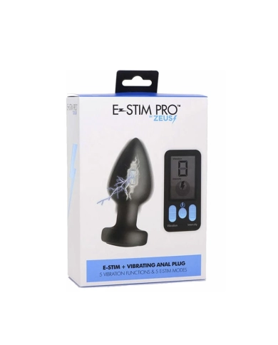 Plug anal vibrant et électrostimulant - Zeus E-Stim Pro Plug anal vibrant et électrostimulant - Zeus E-Stim Pro