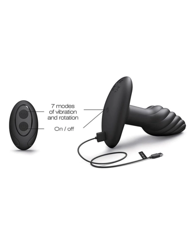 Plug anale vibrante rotante - Dorcel Spin Plug Plug anale vibrante rotante - Dorcel Spin Plug