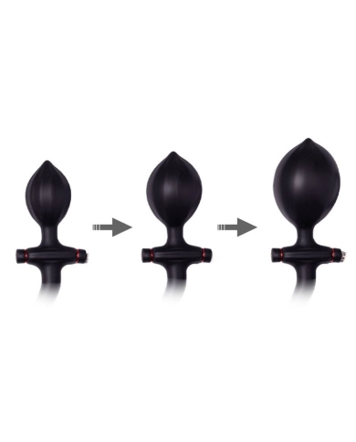 Plug anale gonfiabile in silicone con impugnatura e pompa - Rimba Plug anale gonfiabile in silicone con impugnatura e pompa - Rimba