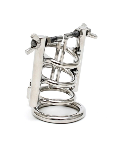 Chastity cage with integrated urethral retractor and cadeans - Rimba