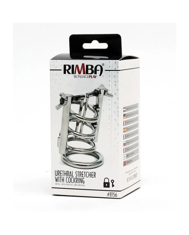 Chastity cage with integrated urethral retractor and cadeans - Rimba