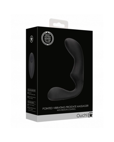 Masseur prostatique vibrant avec télécommande - Ouch! Masseur prostatique vibrant avec télécommande - Ouch!