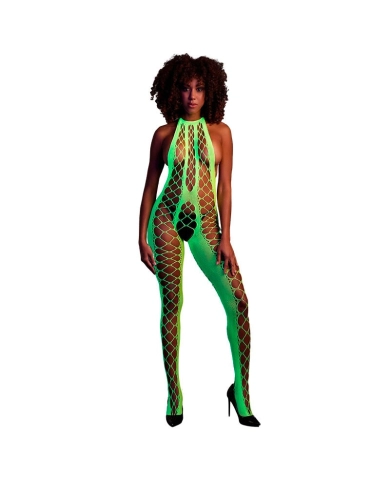 Backless bodystocking (Fluo Green) - Ouch! Glow in the Dark Backless bodystocking (Fluo Green) - Ouch! Glow in the Dark