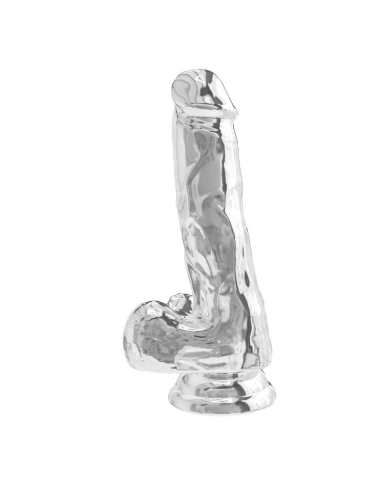 Dildo ultra-realistico con scroto 12,5 cm (trasparente) - Toyjoy Get Real 6 Dildo ultra-realistico con scroto 12,5 cm (trasparente) - Toyjoy Get Real 6