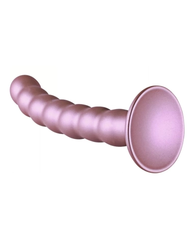 Dildo en silicone  15 cm (Rose)- Beaded G-Spot Ouch! Dildo en silicone  15 cm (Rose)- Beaded G-Spot Ouch!