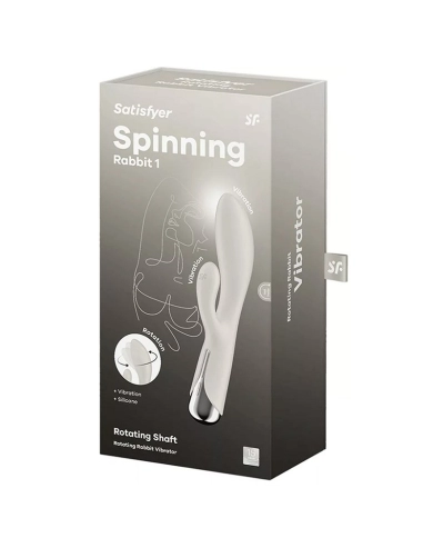 Rotating rabbit vibrator (White) - Satisfyer Spinning Rabbit Rotating rabbit vibrator (White) - Satisfyer Spinning Rabbit