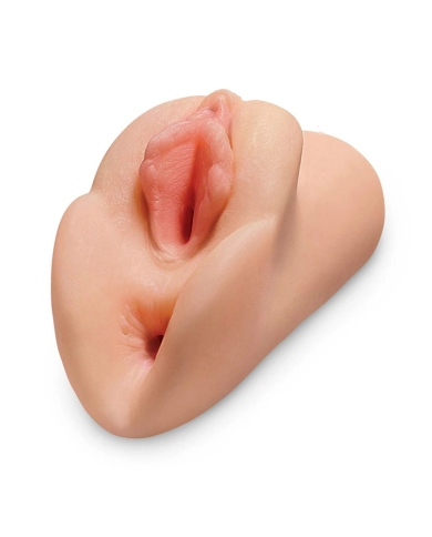 Masturbatore realistico - Pipedream PDX Plus Perfect Pussy Double Stroker Masturbatore realistico - Pipedream PDX Plus Perfect Pussy Double Stroker