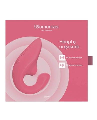 Stimulateur clitoridien et point G - Womanizer Blend (Rose) Stimulateur clitoridien et point G - Womanizer Blend (Rose)