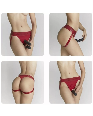 Imbracatura lingerie - strap-on-me Unique (Rosso) Imbracatura lingerie - strap-on-me Unique (Rosso)