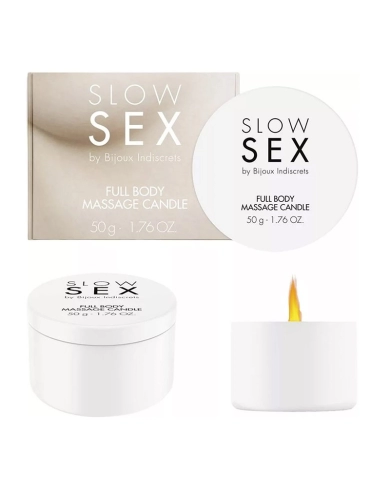 Massagekerze Kokosnuss (50 gr) - Slow Sex Full Body Massagekerze Kokosnuss (50 gr) - Slow Sex Full Body