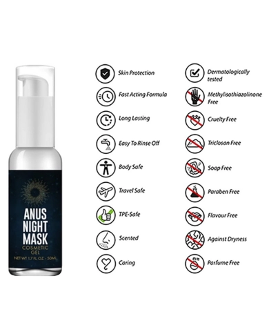 Anus Night Mask Anal Gel - 50 ml Anus Night Mask Anal Gel - 50 ml