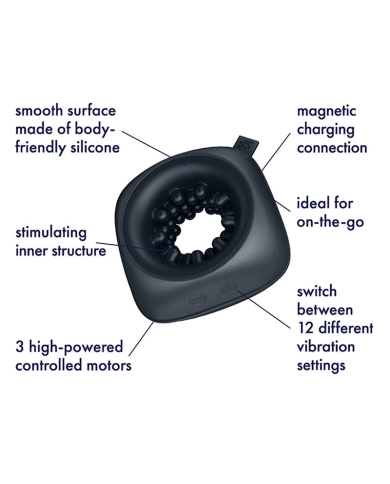 Angeschlossener Masturbator - Satisfyer Ring Stroker Angeschlossener Masturbator - Satisfyer Ring Stroker