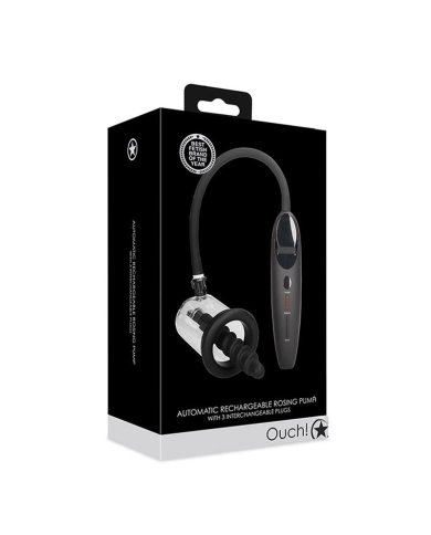 Pompe anale automatique avec 3 plugs - Rosing Pump Ouch! Pompe anale automatique avec 3 plugs - Rosing Pump Ouch!