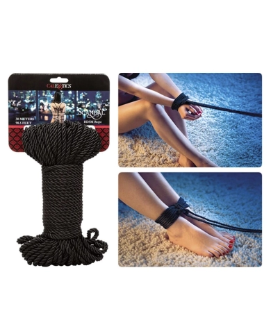 Scandal bondage rope - Black (30 m) Scandal bondage rope - Black (30 m)