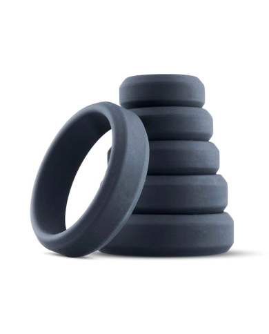 Anneaux péniens en silicone (Pack de 6) - Boners Anneaux péniens en silicone (Pack de 6) - Boners