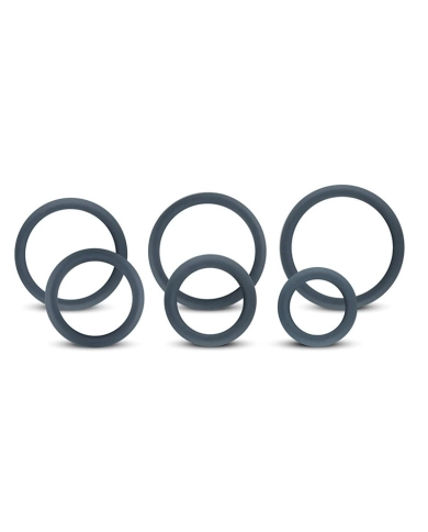 Anneaux péniens en silicone (Pack de 6) - Boners Anneaux péniens en silicone (Pack de 6) - Boners