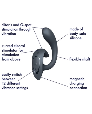 Stimulateur clitoris & point G - Satisfaire G pour Déesse 1 Stimulateur clitoris & point G - Satisfaire G pour Déesse 1