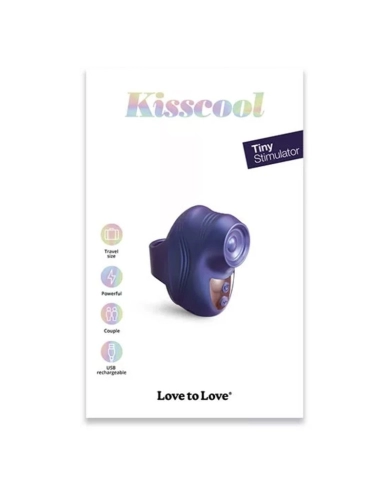 Stimolatore clitorideo (blu) - Love to Love Kisscool Stimolatore clitorideo (blu) - Love to Love Kisscool
