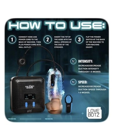 Vibrating suction masturbation sheath - The Milker Stamina Vibrating suction masturbation sheath - The Milker Stamina